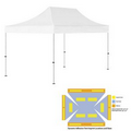10' x 15' White Rigid Pop-Up Tent Kit, Unimprinted
